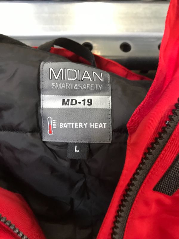 Photo 2 of  MIDIAN Heated Jacket for Men Women Heated Hoodie BTControl with Battery Pack Winter Heated Coats size large 