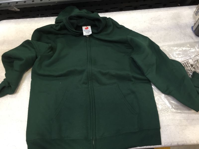 Photo 1 of kids color green size extra large zipper hoodie 