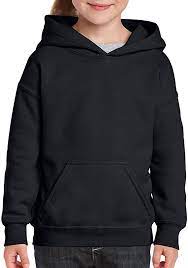 Photo 1 of Gildan Kids' Little Full Zip Hooded Youth Sweatshirt, Black,, Black, Size medium 
