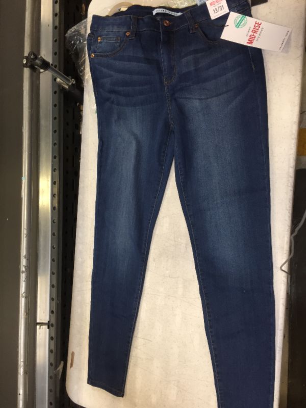 Photo 2 of celebrity pink the rider jeans color blue size 13 W 31 L 