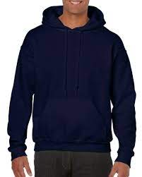 Photo 1 of Gildan Men's Fleece Hooded Sweatshirt, color black size medium 
