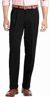 Photo 1 of IZOD Men's Big and Tall Performance Stretch Pleated Pant  40 W 36L 
