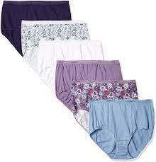 Photo 1 of Hanes Women's Signature Breathe Cotton Brief Underwear 6-Pack size 10 
