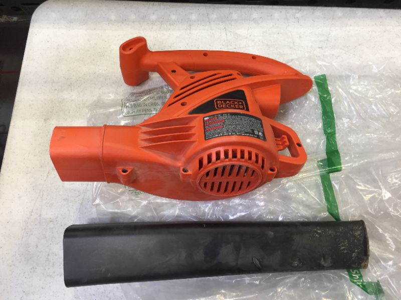 Photo 2 of BLACK+DECKER Electric Leaf Blower, 7-Amp (LB700)
