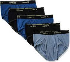 Photo 1 of Hanes Men's 5-Pack Cool Comfort Lightweight Breathable Mesh Brief, Assorted Pack size medium 