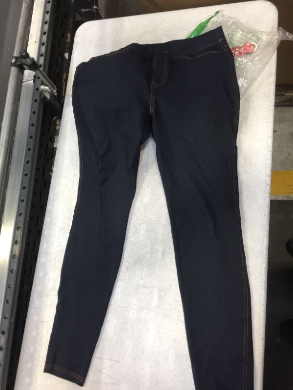 Photo 1 of WOMENS jeans leggings color blue size medium 