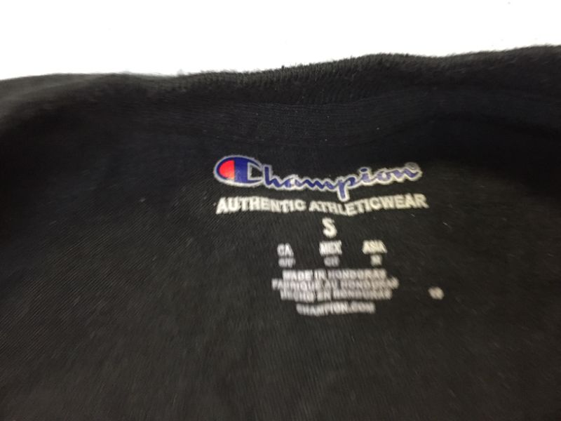 Photo 3 of champions shirt color black women plain size small 