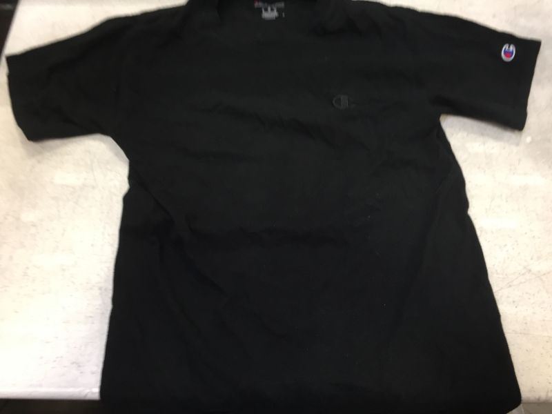 Photo 2 of champions shirt color black women plain size small 