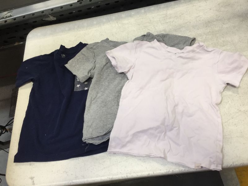 Photo 1 of burt's bees kids clothes shirts 3 pack size 4T