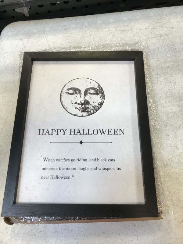 Photo 1 of 14 x 11 photo frame color black halloween themed 