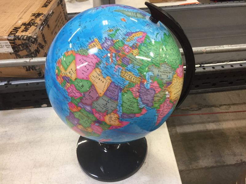 Photo 3 of  13" World Globe-Easy to Rotate