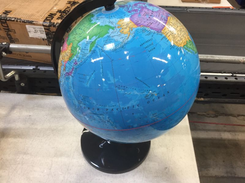 Photo 2 of  13" World Globe-Easy to Rotate