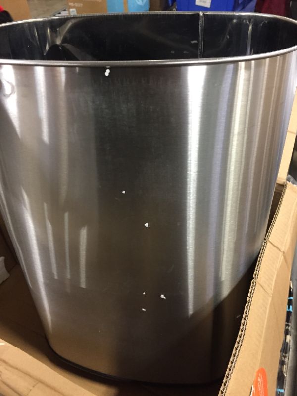 Photo 1 of 13 gallon touchless trashcan, MISSING POWER CABLE 