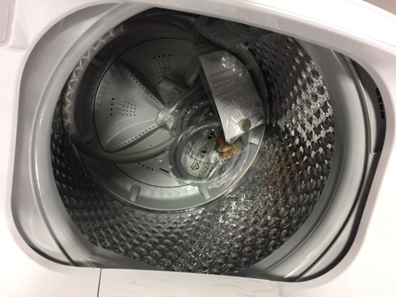 Photo 5 of -turn on but doesn't work--sold for parts---RCA 3.0 Cu. Ft. Portable Washer RPW302, White---Washer is broken