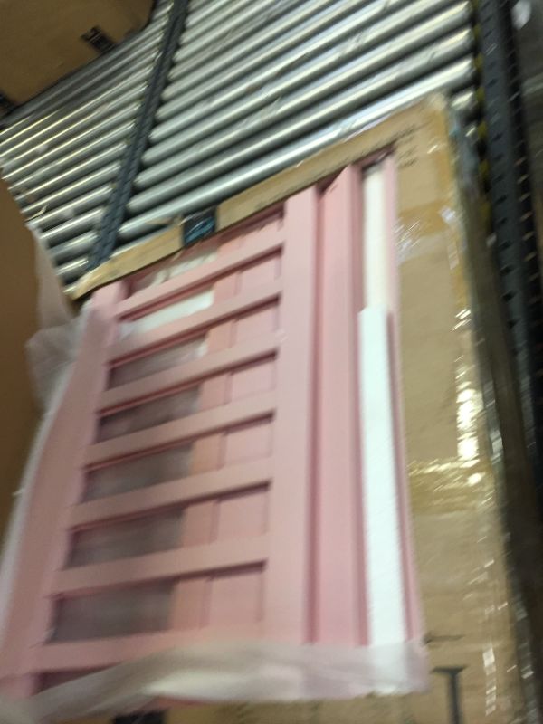 Photo 2 of Classic Design Blush Pink Toddler Bed
