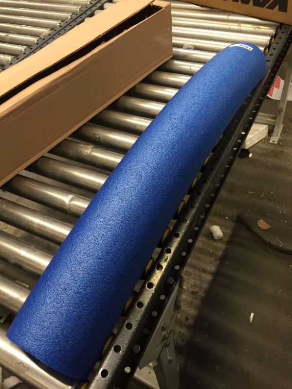 Photo 2 of CanDo 6 x 36 Half-Round Foam Roller, Blue