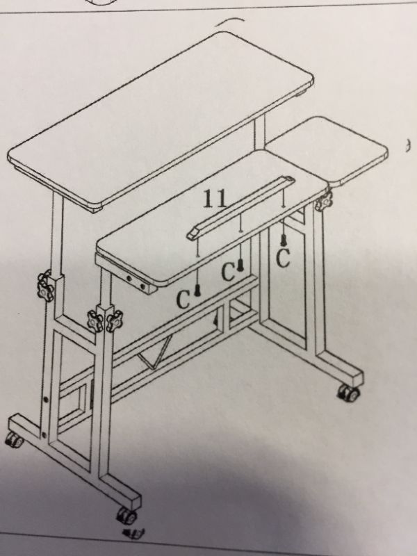 Photo 1 of MOBILE COMPUTER DESK