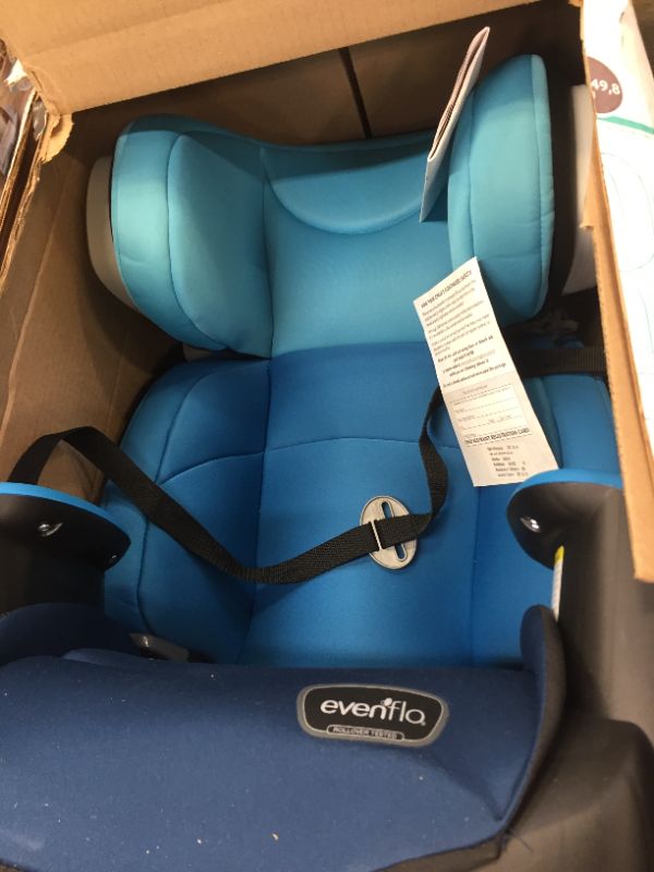 Photo 2 of Evenflo® Spectrum Booster Car Seat Bubbly Blue