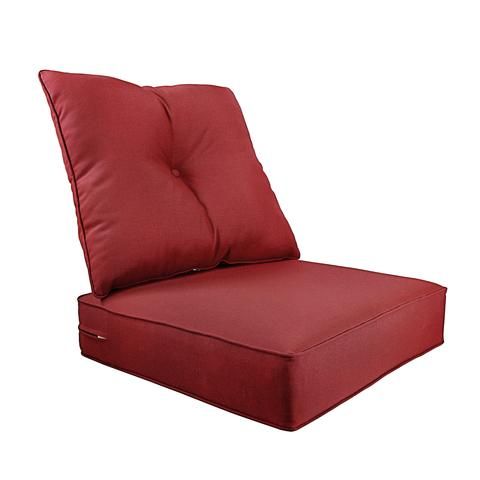 Photo 1 of Bossima, Deep Seat Cushions, Red
