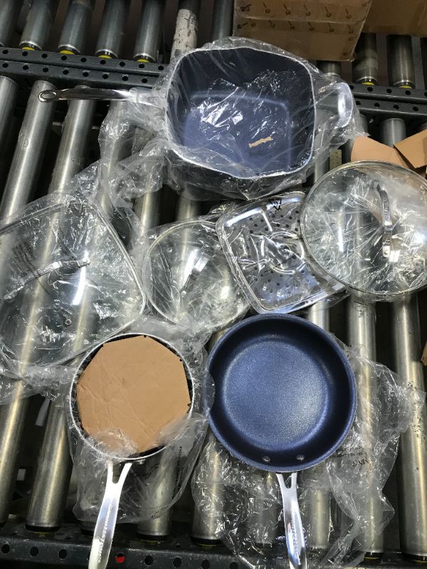 Photo 5 of Granitestone Blue Nonstick 20 Piece Cookware and Bakeware Set