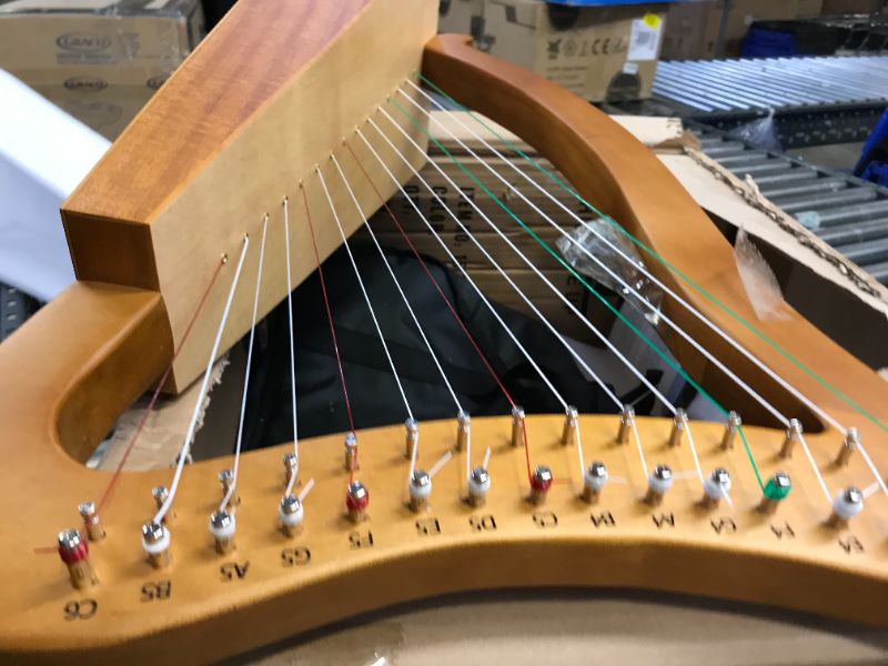 Photo 2 of 15 STRING HARP, MAHOGANY 