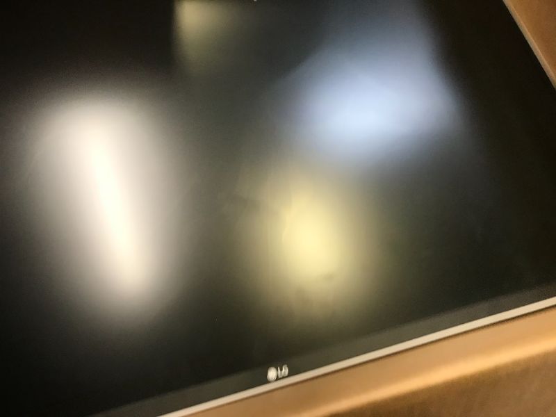 Photo 2 of PARTS ONLY, SEVERELY CRACKED, MONITOR ONLY LG QHD Monitor 32" LED (2560 x 1440) IPS Display, 99% Color Accuracy, Detailed Contrast, Immersive, Gaming, FreeSync - Black
