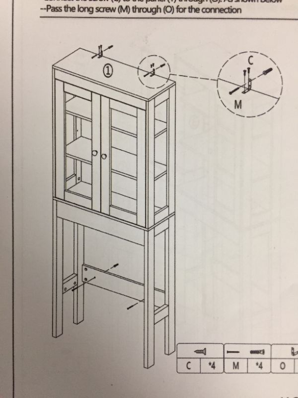 Photo 1 of 2 DOOR 3 TIER STORAGE ORGANIZER WHITE