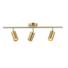 Photo 1 of BOKT Gold Adjustable Track Lighting 3 Light Modern