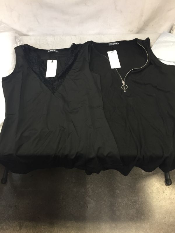 Photo 1 of 2pck Size M - Women's Shirts BLACK