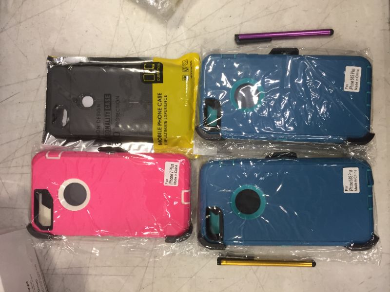 Photo 1 of 4 Smartphone Cases Variety Pack with 2 stylus pens included