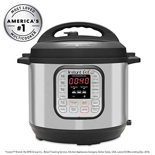 Photo 1 of  Instant Pot DUO60 6 Qt 7-in-1 Multi-Use Programmable Pressure Cooker, Slow Cooker, Rice Cooker, Steamer, Saut , Yogurt Maker and Warmer