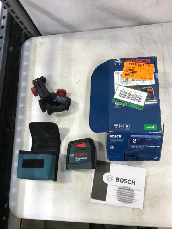 Photo 1 of Bosch 30 ft. Self-Leveling Cross-Line Laser Level - GLL 30