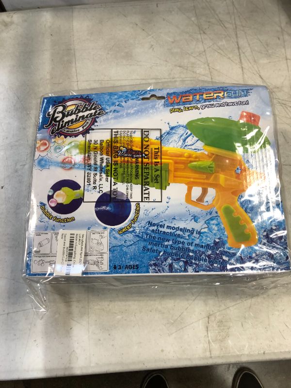 Photo 1 of (2 Pack) Bubble Gun and Water Gun for Kids
