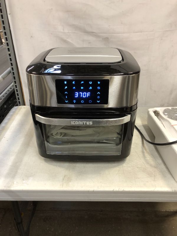 Photo 1 of 10-in-1 Air Fryer Oven, 20 Quart Airfryer Toaster Oven Combo, 1800W Large Digital LED Screen Air Fryers, Large Capacity Countertop Convection Toaster Oven with Rotisserie Dehydrator, ETL Certified
