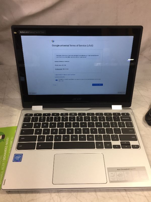 Photo 1 of Acer 11.6" Touchscreen Convertible Spin 311 Chromebook Laptop, 64GB Storage