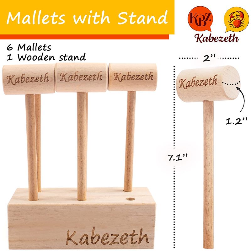 Photo 1 of 6 MALLETS WITH STAND 