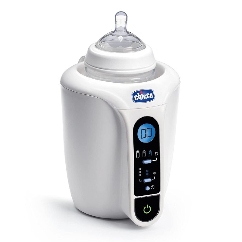 Photo 1 of Chicco Digital Bottle & Baby Food Jar Warmer with LCD Display, Digital Countdown and Ready Alert, Fits Most Bottles and Baby Food Jars, White