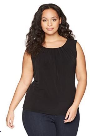 Photo 1 of Calvin Klein Women's Plus Size Pleat Neck Cami SIZE 3X 