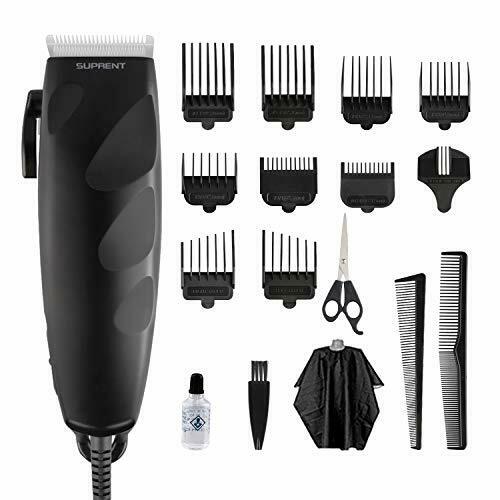 Photo 3 of Suprent SC-4201 Men's Corded Hair Clippers w/ 6 attachment Combs -L5. Pack of 2