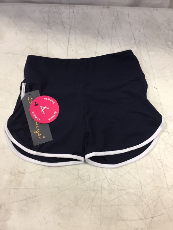 Photo 1 of GIRLS SHORTS NAVY BLUE 
SIZE SMALL