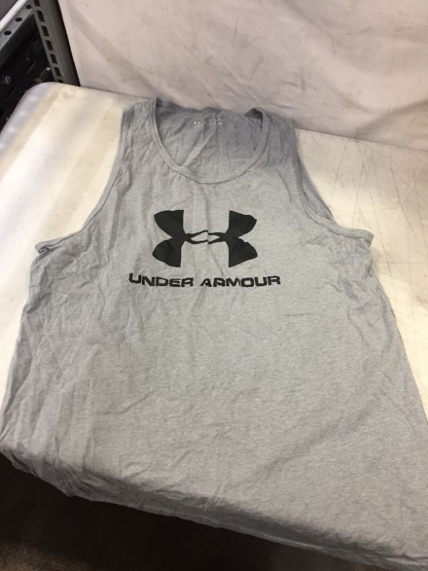 Photo 1 of UNDER ARMOUR MENS TANK TOP LIGHT GRAY 
SIZE XL