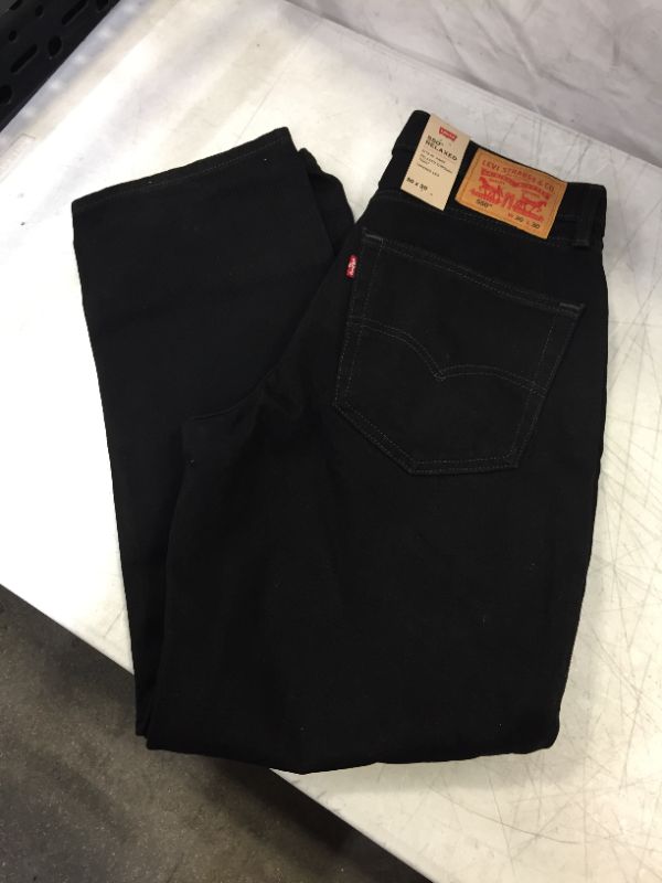 Photo 1 of Levi's Men's 550 Relaxed Fit Jeans Black
SIZE 30X30
