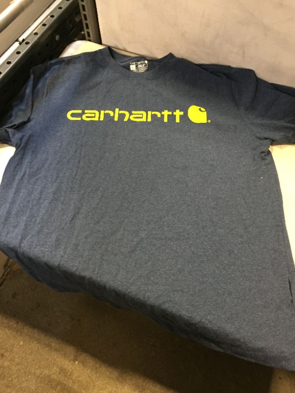 Photo 1 of CARHARTT MENS T-SHIRT LOOSE FIT BLUE
SIZE LARGE