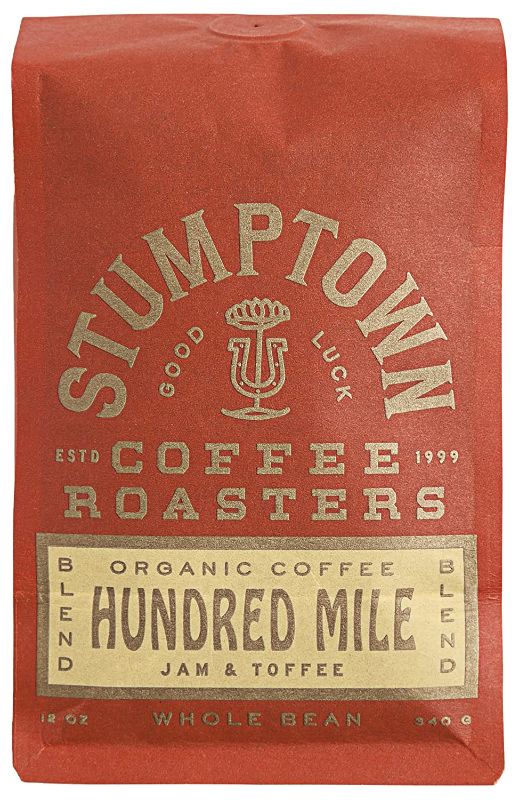 Photo 1 of 2 pack - Stumptown Coffee Roasters, Hundred Mile - Organic Whole Bean Coffee - 12 Ounce Bag, Flavor Notes of Jam and Toffee EXP 10.20.21