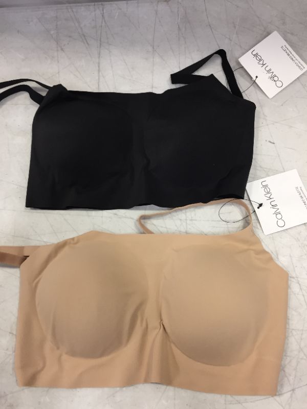 Photo 1 of 2 pack Womens Bras Calvin Klein Nude and Black MEDIUM, SOLD AS IS