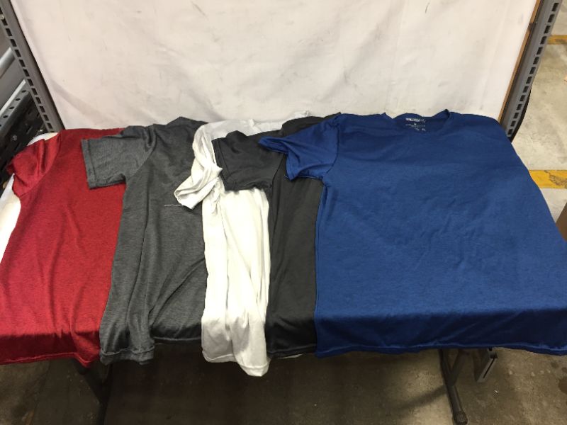 Photo 1 of 5 pack - Mens XL Shirts Assorted Colors SOLD AS IS