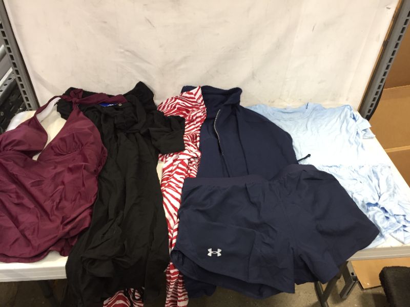 Photo 1 of 6 pack - Assorted clothing, assorted sizes SOLD AS IS