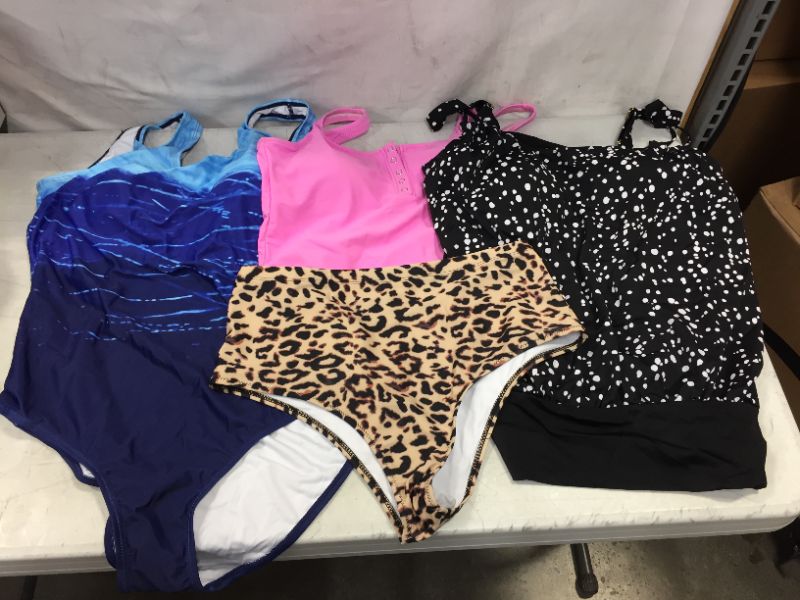 Photo 1 of 3 pack - Womens Assorted XL Swim Wear SOLD AS IS