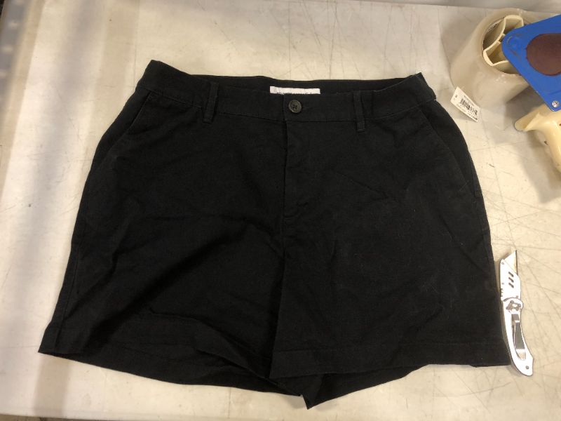 Photo 1 of Amazon Essentials chino shorts black sz 14 
