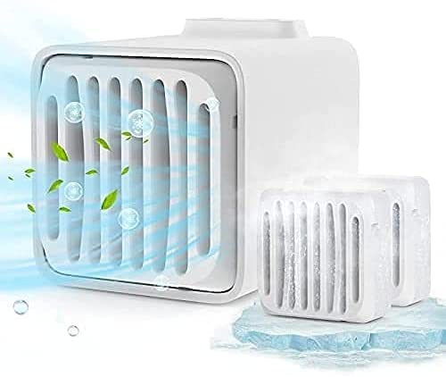 Photo 1 of Hoepaid Portable Air Conditioner - Portable USB AC Drive 3 Speed ??Ice Fan with 2 Crystal Ice Box | Small room outdoor office air conditioner refrigerator
